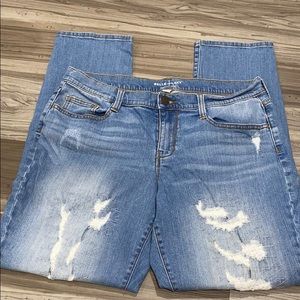 Belle + Sky Distressed Boyfriend Jeans S:10